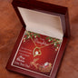 Forever Love Necklace Merry Christmas to my Daughter3