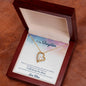 Forever Love Necklace To My Daughter When-it’s-too-hard