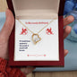 Forever Love Necklace To My Lovely Girlfriend Valentine