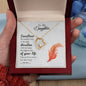 Forever Love Necklace To my daughter-Sometimes the smallest step - new