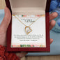 Forever Love Necklace To My Mom - I Love You, I really Do