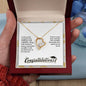Forever Love Necklace Congratulation-I wish you the strength to face