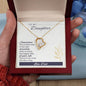 Forever Love Necklace To My Daughter Sometimes