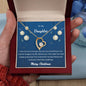 Forever Love Necklace Merry Christmas to my Daughter