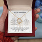 Forever Love Necklace To my daughter-wherever your journey in life