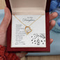 Forever Love Necklace To my daughter-Strength  doesn_t come