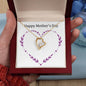 Forever Love Necklace Happy Mother's Day Purple Heart