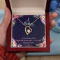 Forever Love Necklace A Mother is someone you laugh with, dream with, and love with all your heart.