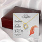 Forever Love Necklace To my daughter-Sometimes the smallest step - new