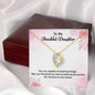 Forever Love Necklace, Happy Birthday My Beautiful Daughter may you find great joy and success