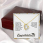 Forever Love Necklace Congratulation-I wish you the strength to face