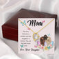 Forever Love Necklace Mom, The love between a mother and her daughter is forever