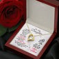 Forever Love Necklace To Daughter Loving and Breathing