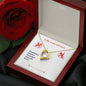 Forever Love Necklace To My Lovely Girlfriend Valentine