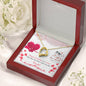 Forever Love Necklace Happy Birthday to a sister
