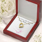 Forever Love Necklace To the Woman who raised me, Happy Mothers Day