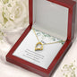 Forever Love Necklace, Eucalyptus Bridesmaid