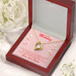 Forever Love Necklace Mommy to be-To my mommy-I can hear you