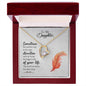 Forever Love Necklace To my daughter-Sometimes the smallest step - new