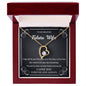 Forever Love Necklace To my Beloved Future Wife