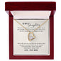 Forever Love Necklace To My Daughter-From Mom