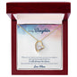Forever Love Necklace To My Daughter When-it’s-too-hard