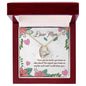 Forever Love Necklace Dear Mom I love you so much