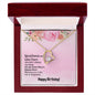 Forever Love Necklace Happy Birthday good friend