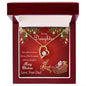 Forever Love Necklace Merry Christmas to my Daughter3