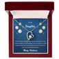 Forever Love Necklace Merry Christmas to my Daughter