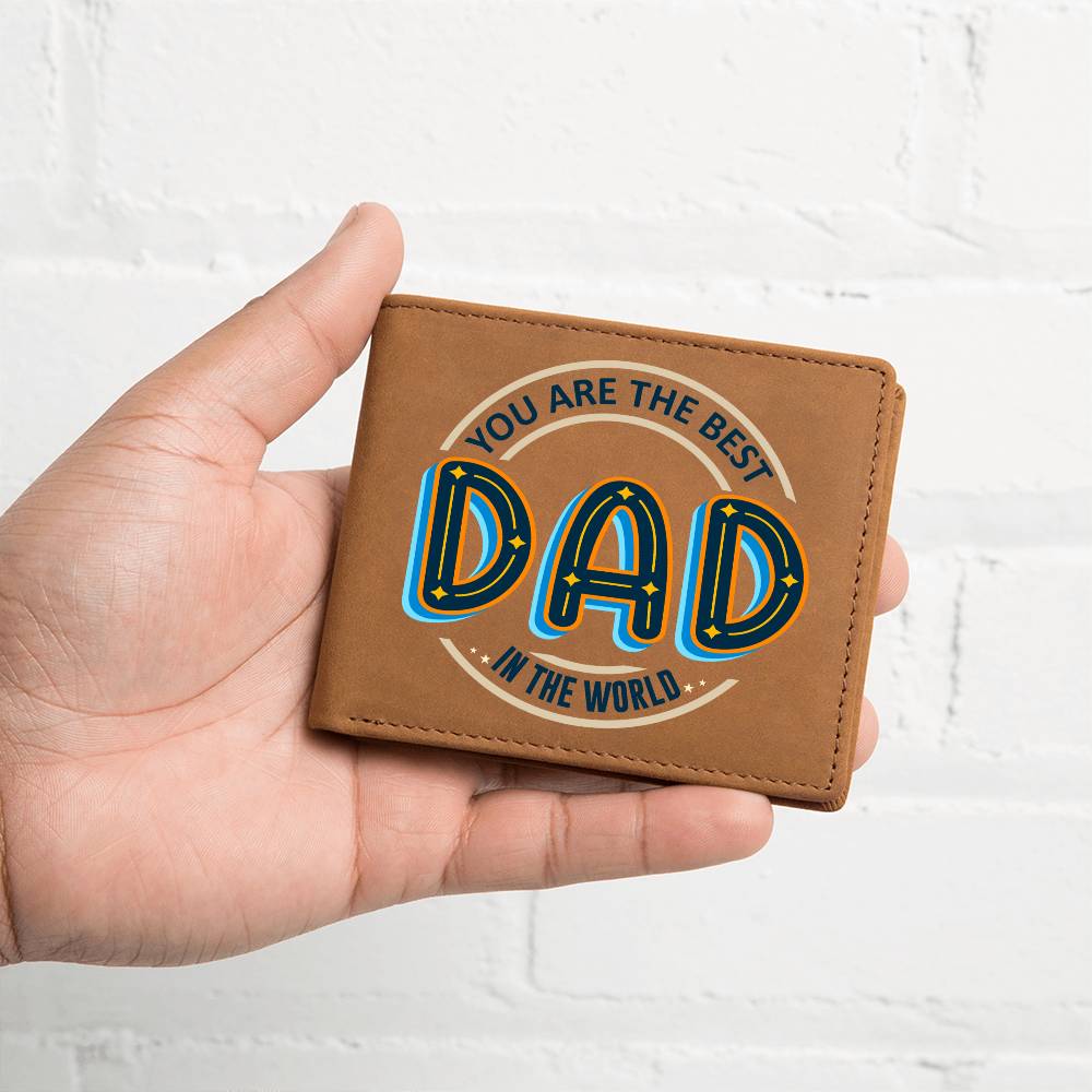 Men's Leather Wallet Dad You Are the Best