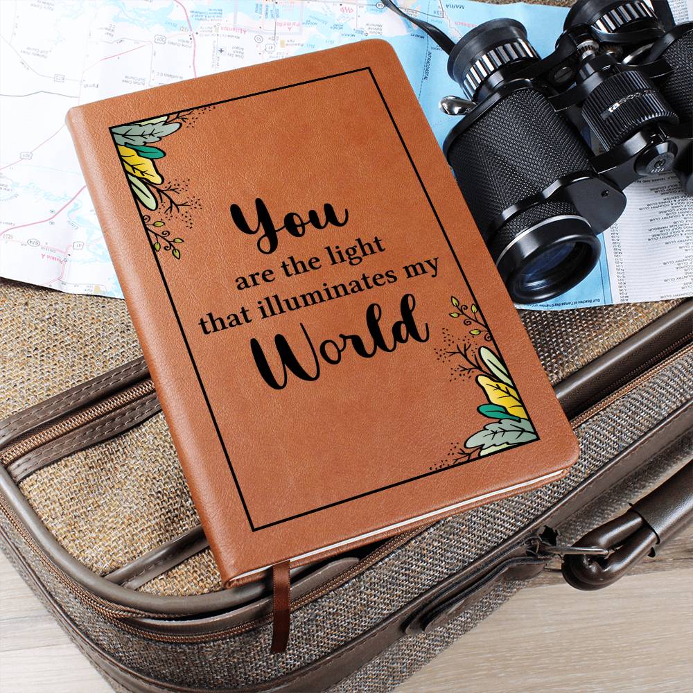 Printed Leather Journal World