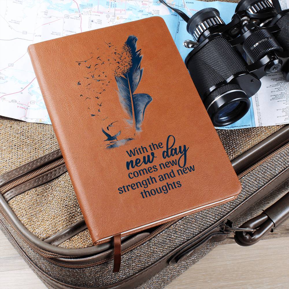 Printed Leather Journal With the new