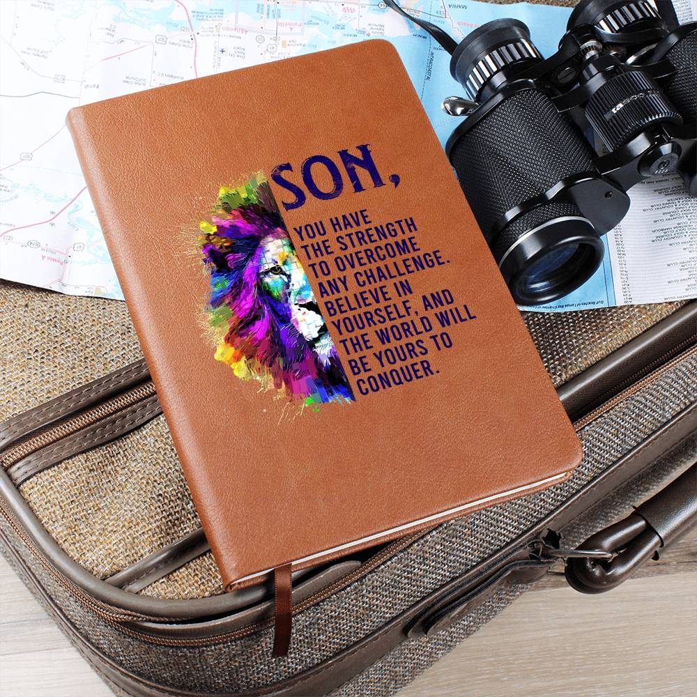 Printed Leather Journal Son, you have