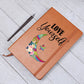 Printed Leather Journal Love Yourself