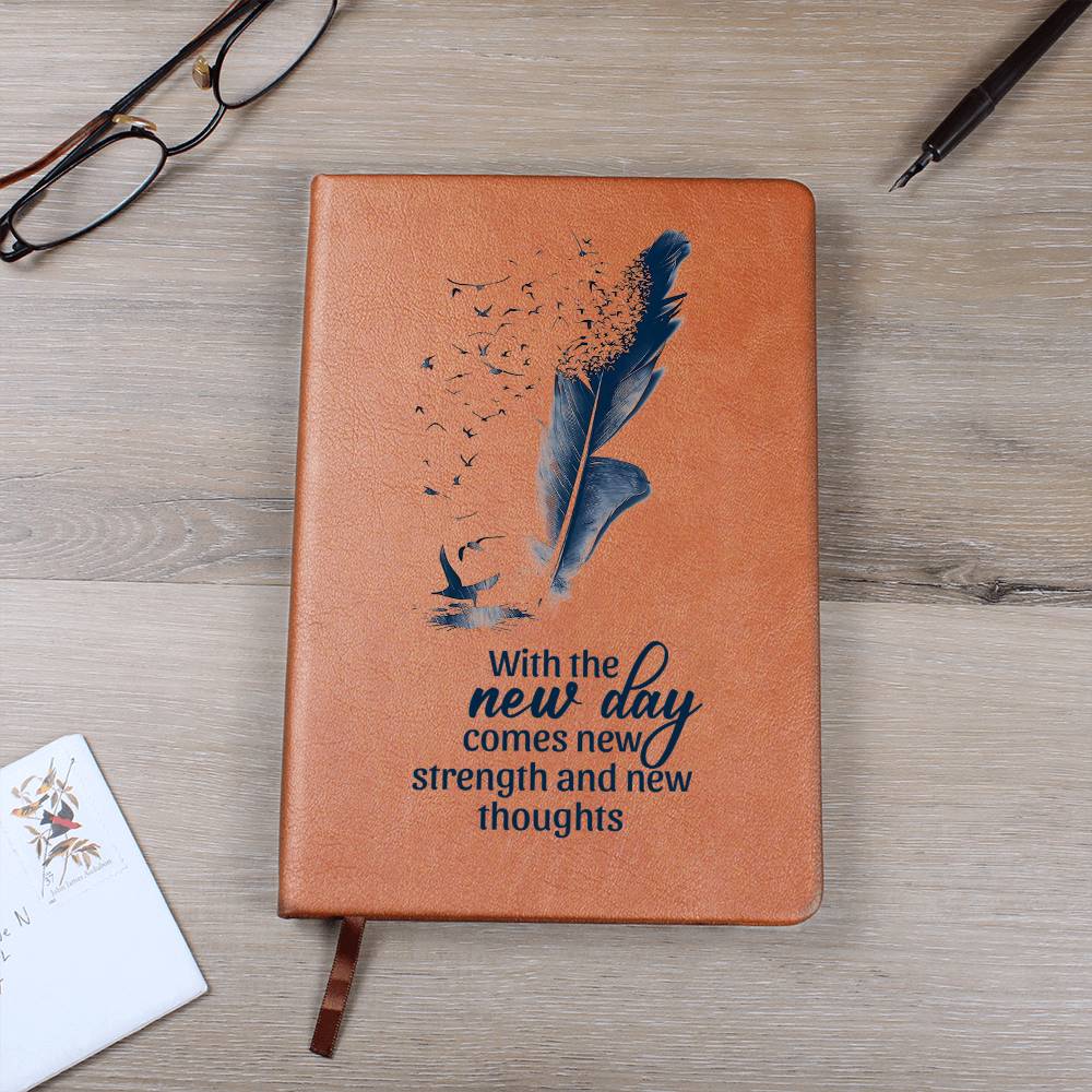 Printed Leather Journal With the new