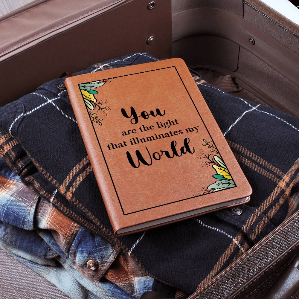 Printed Leather Journal World