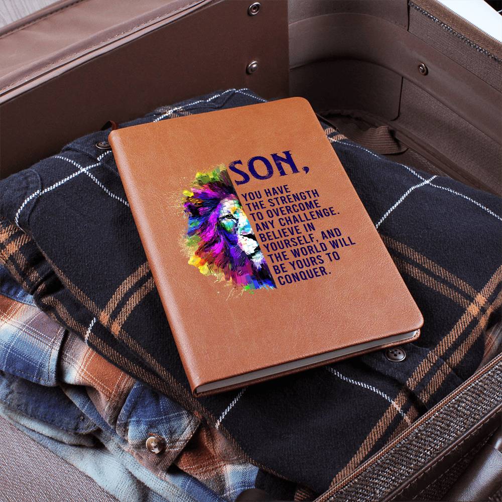 Printed Leather Journal Son, you have