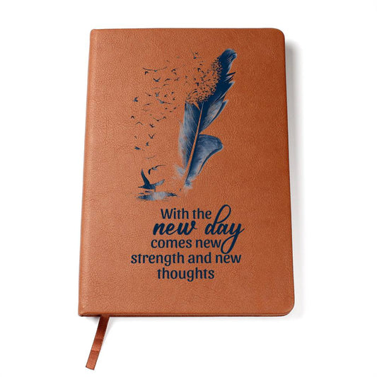 Printed Leather Journal With the new