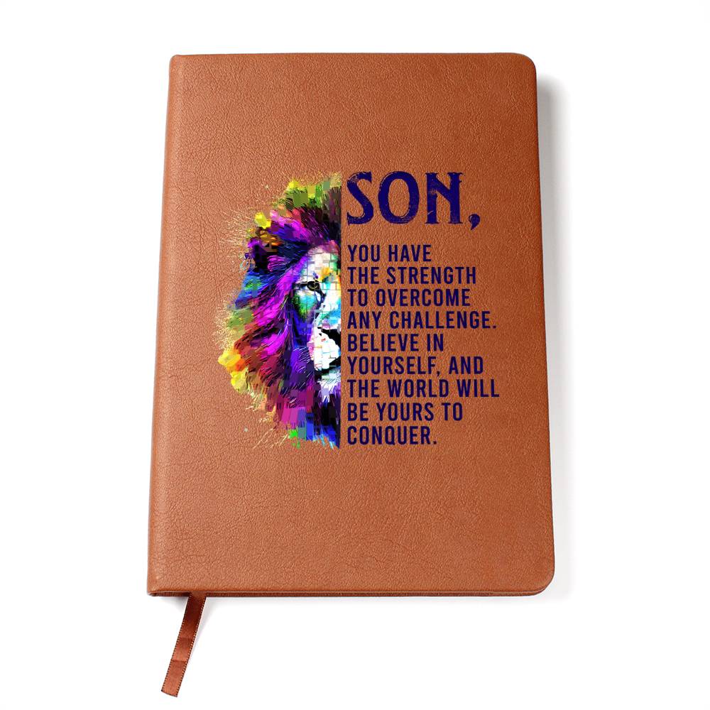 Printed Leather Journal Son, you have