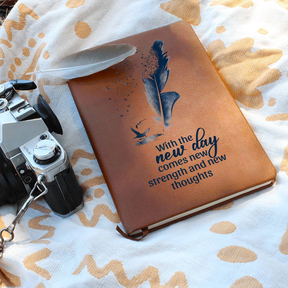 Printed Leather Journal With the new