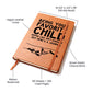 Printed Leather Journal-Favorite Child Father_s Day Leather Journal Design-2