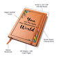 Printed Leather Journal World