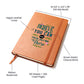 Printed Leather Journal Believe you can