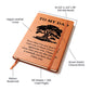 Printed Leather Journal-To My DAD