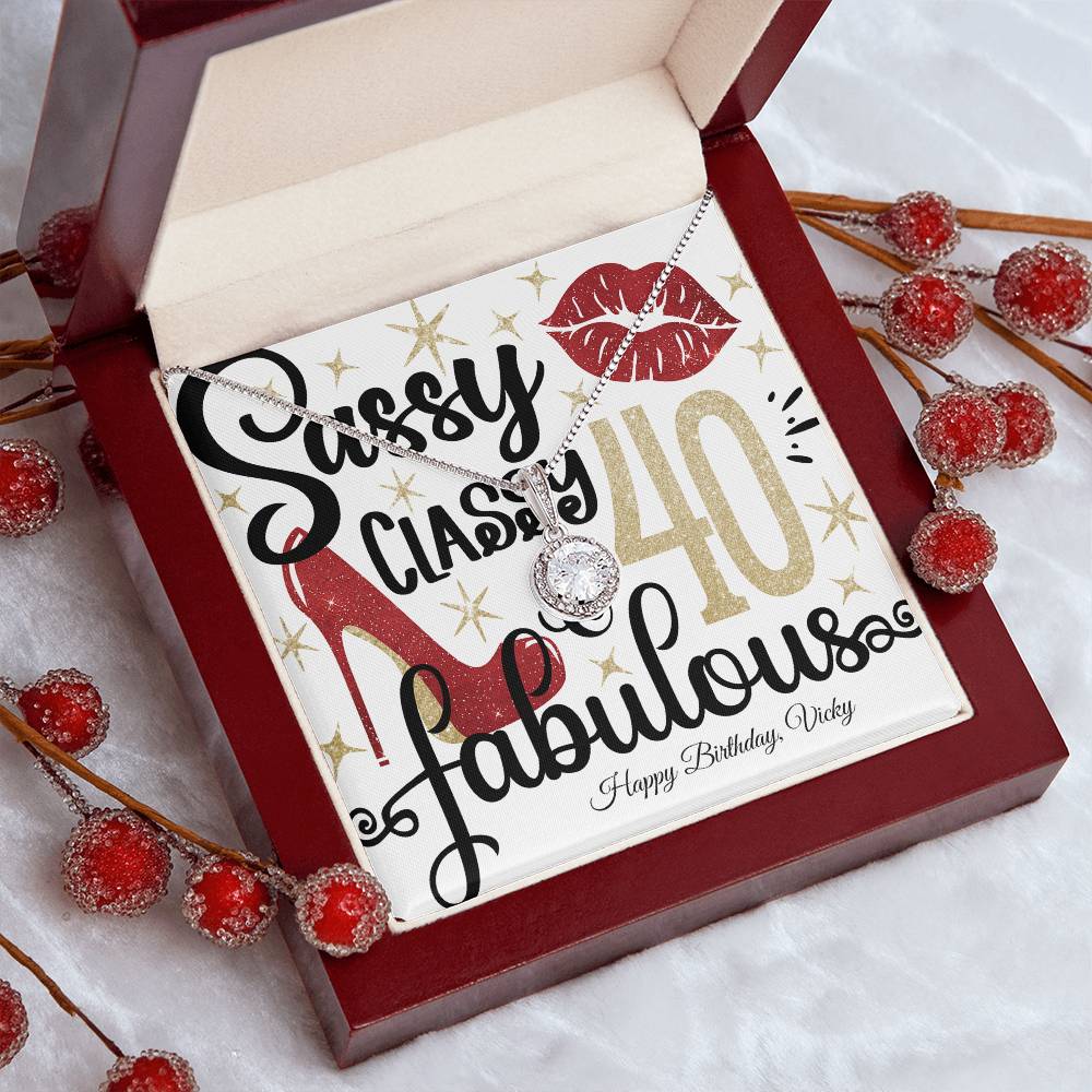 Eternal Hope Necklace, Sassy Classy Fabulous, Birthday Necklace