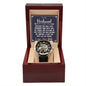 To My Husband - Meeting you was fate, Men's Openwork Watch