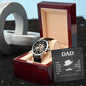 Dad I know you have loved me, Men's Openwork Watch