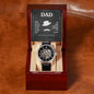 Dad I know you have loved me, Men's Openwork Watch