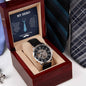 Men's Openwork Watch - Dad, Happy Father's Day